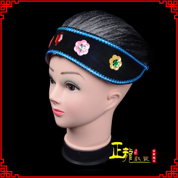 荥经老旦媒婆穷老太婆假发套 老旦头套
