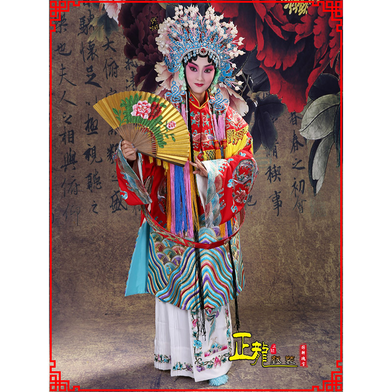 荥经凤袍杨贵妃贵妃醉酒 软绉团凤女蟒