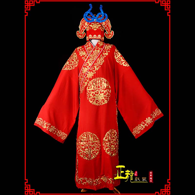 荥经武生服装软绉全金武生衣